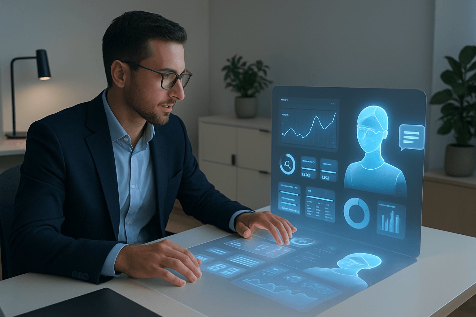 Sara Álvarez explicando la evolución en la percepción de la inteligencia artificial