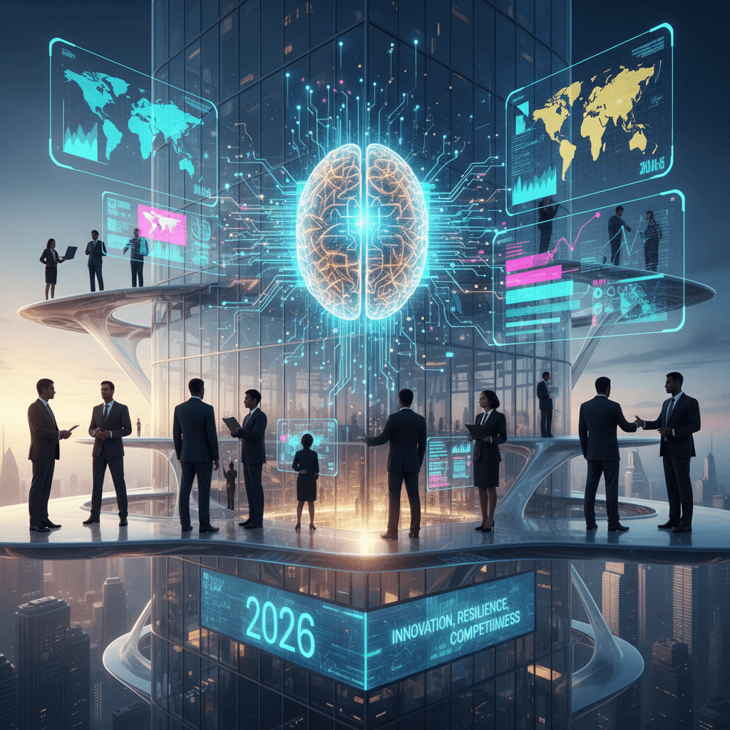 En 2026, la IA será esencial para empresas que buscan impulsar competitividad y optimizar procesos estratégicos.