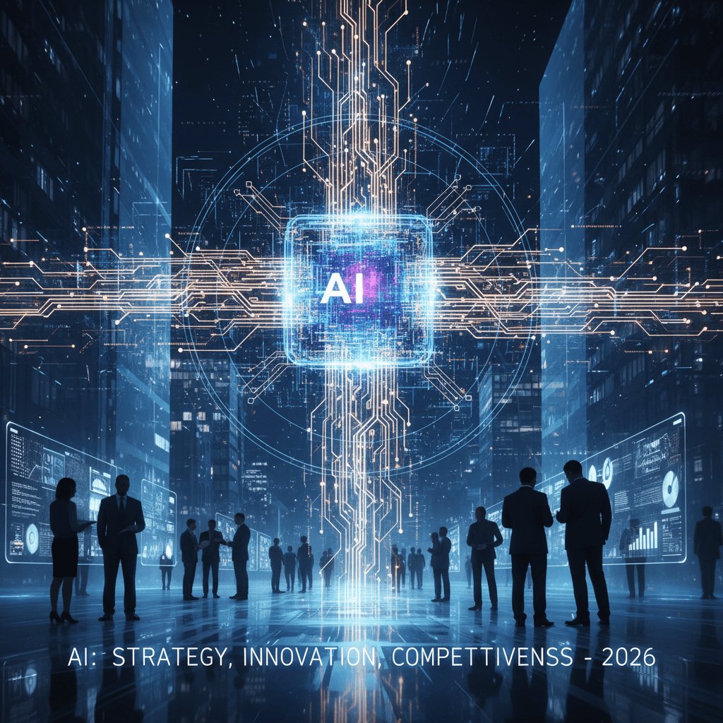 La IA emergerá como la principal fuerza impulsora en 2026, reestructurando la competitividad empresarial mediante una integración central en las estrategias corporativas.