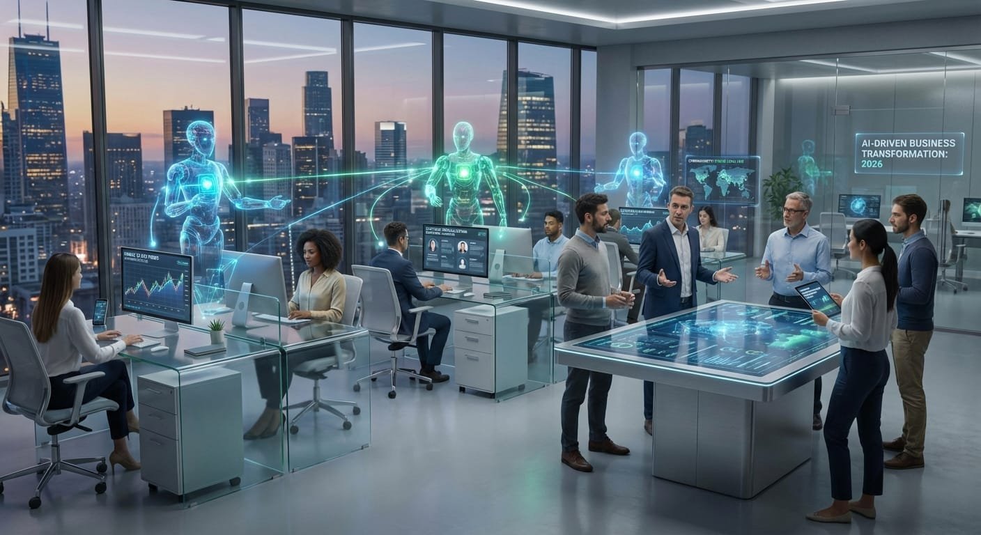 En 2026, los agentes de IA transformarán los negocios con automatizaciones avanzadas, como en CaixaBank, ofreciendo valor tangible en operaciones empresariales, personalización y ciberseguridad.