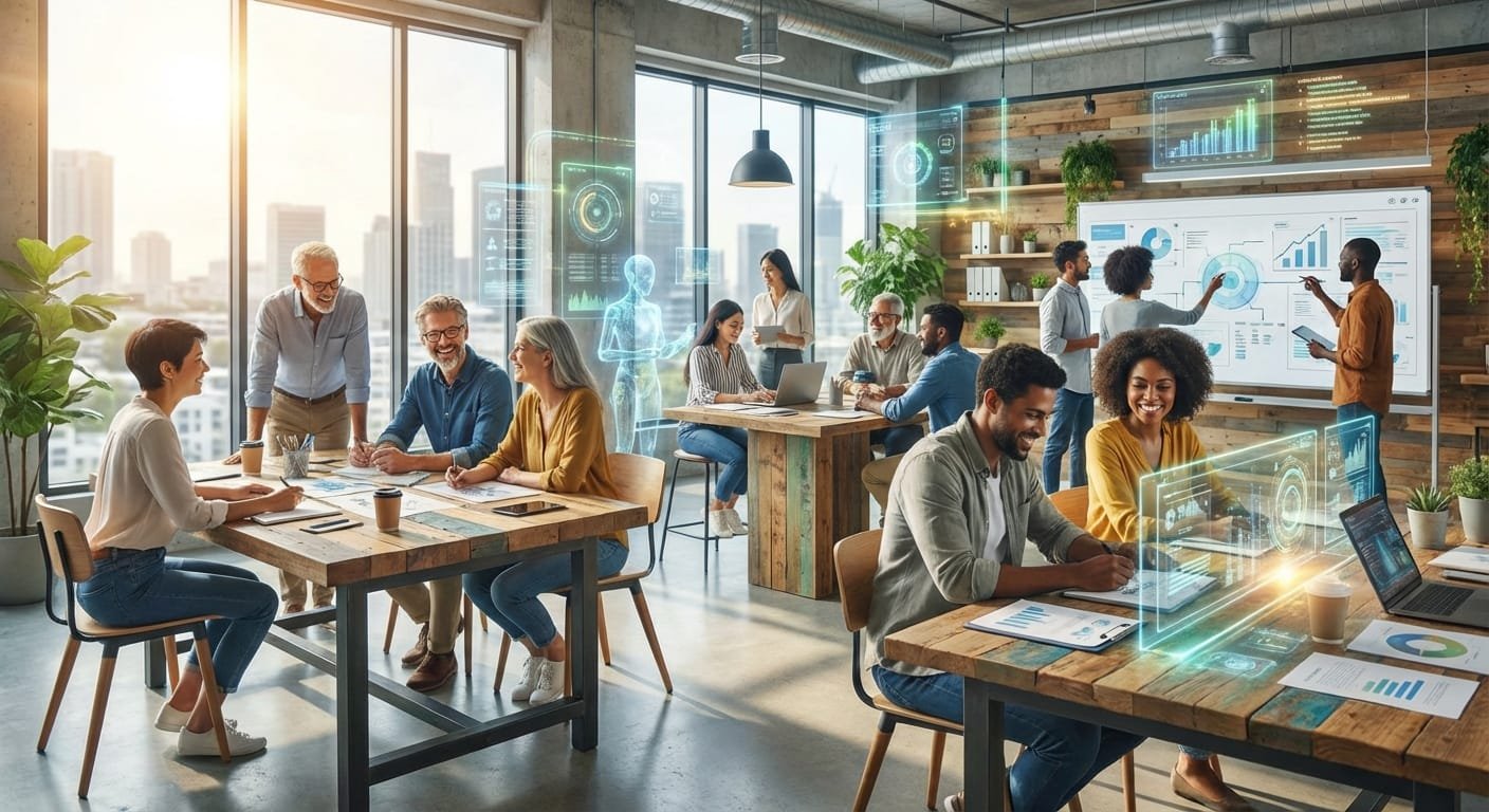 Zoom presenta previsiones de IA para 2026 con avances en colaboración y eficiencia mediante IA federada y agentes inteligentes, transformando el entorno laboral.