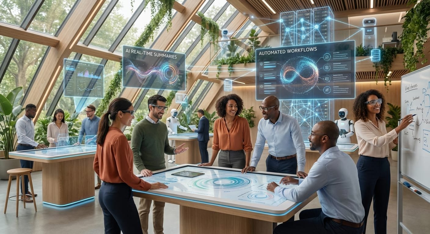 Zoom anticipa que en 2026 la IA impulsará la productividad empresarial mediante IA federada y agentes inteligentes, liberando tiempo para creatividad y fortaleciendo conexiones humanas.