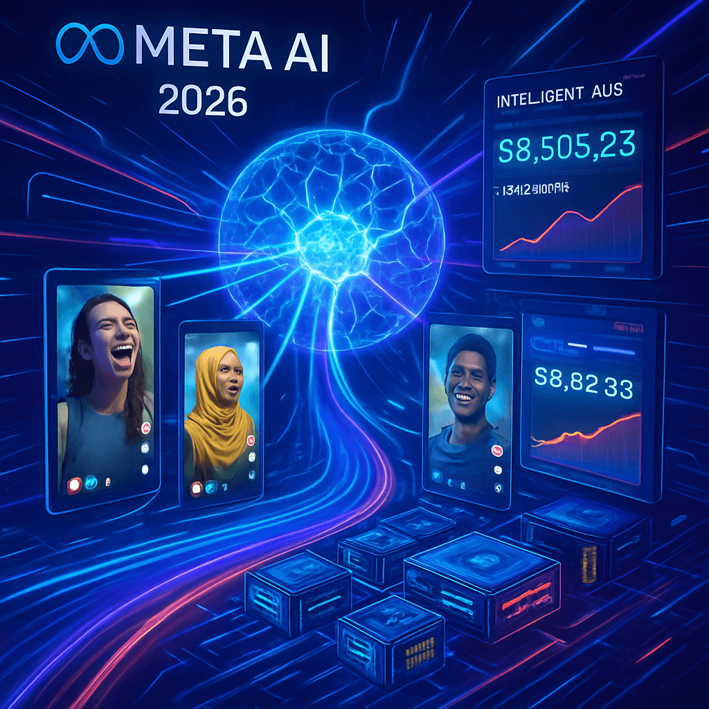La IA de Meta impulsa el rendimiento empresarial en 2026 con herramientas que generan miles de millones en ingresos y transforman el mercado.