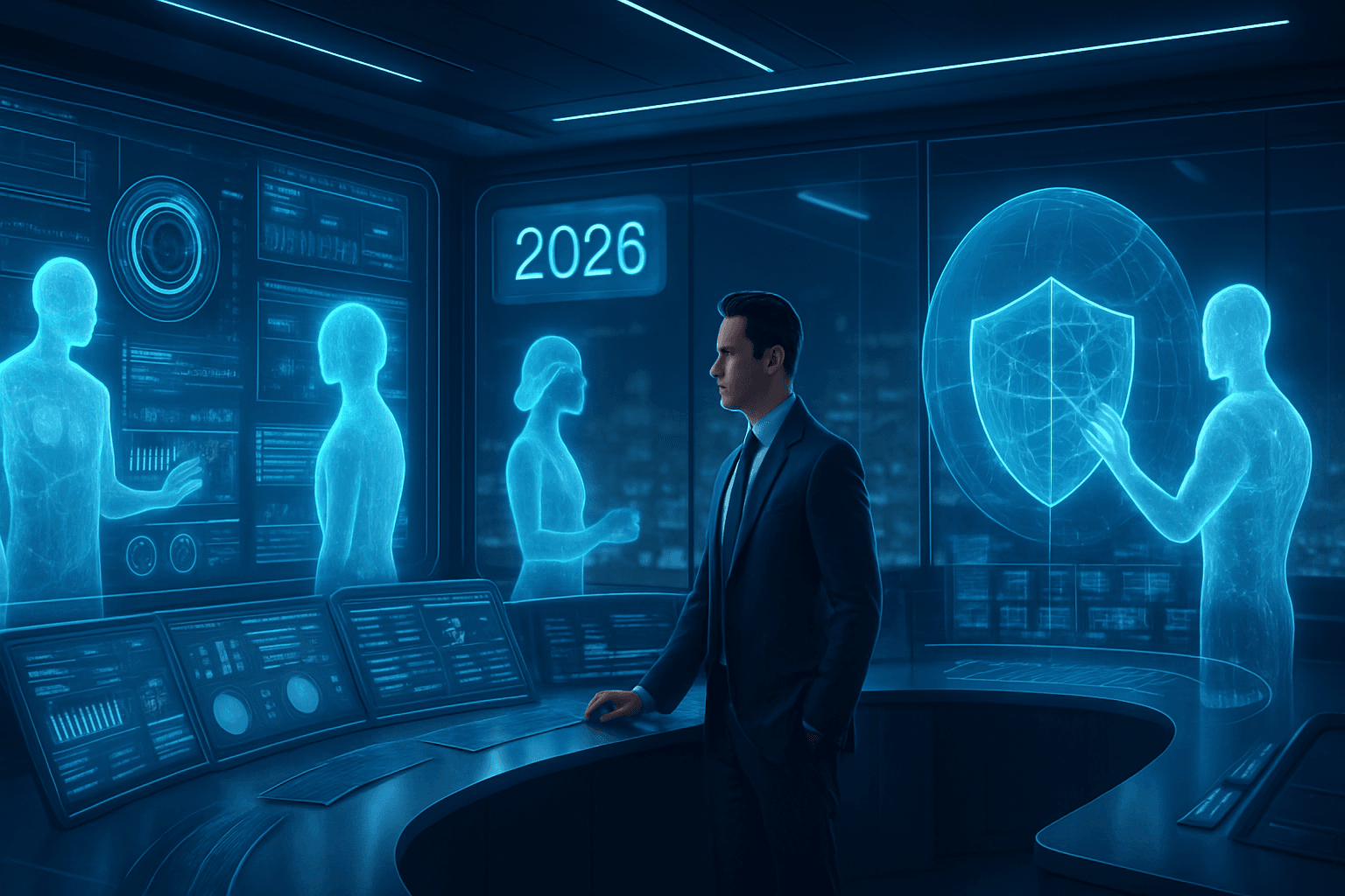 En 2026, agentes de IA colaborativos transformarán los negocios y la ciberseguridad, ofreciendo experiencias personalizadas en sectores clave.